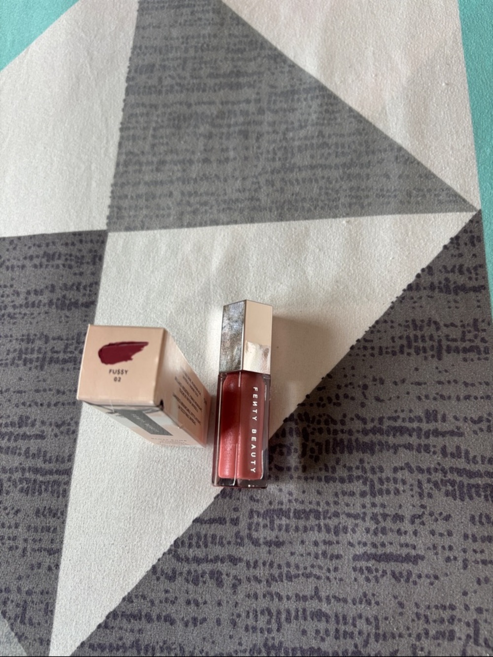 Fenty Beauty Gloss Bomb Liquid Lipstick in Fussy 02